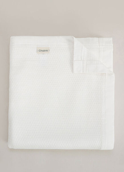 Lillia Tek Kişilik Pike 160x220 cm Beyaz