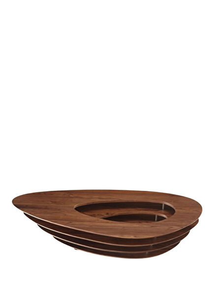 Interstice Walnut Orta Sehpa