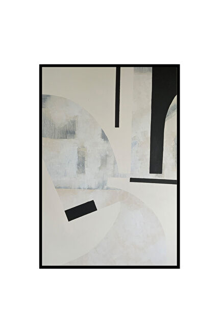 Greige Akrilik El Yapımı Tablo 70x100 cm