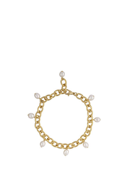 Jessica Gold Plated Women's Pearl Bracelet