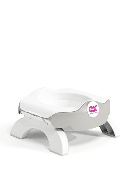 Roady Light Gray Foldable Seat & Toilet Adapter