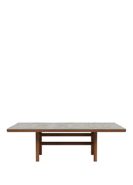 Rail Grigio Grey Garden Table