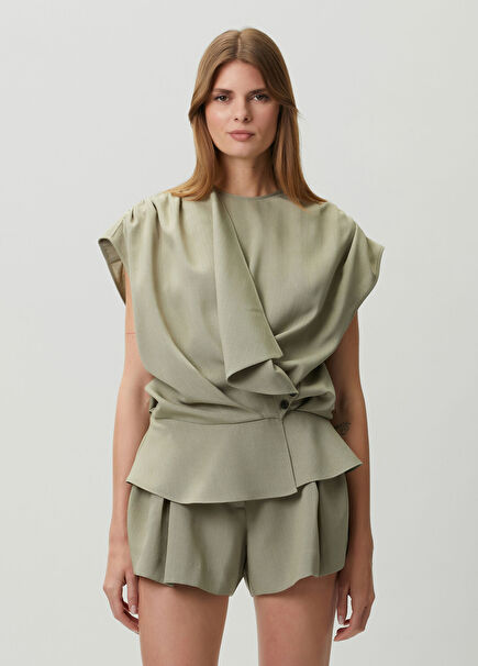 Scilla Green Blouse