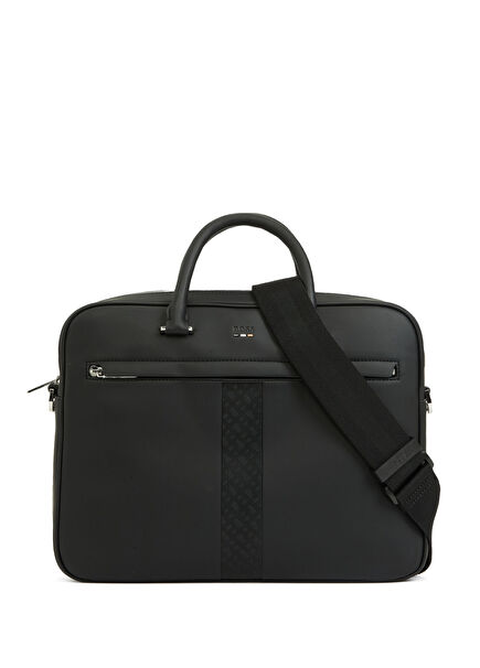 Rail Black Briefcase