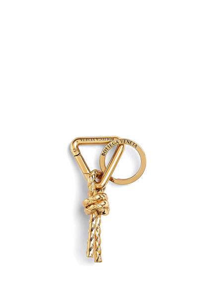 Gold Knotted Keychain