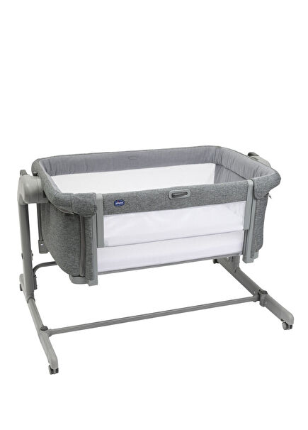 Next2me Magic Evo Dark Grey Side-Sleeping Crib