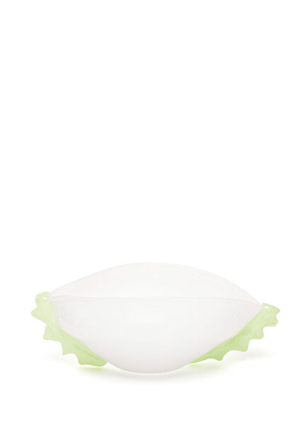 Prickly Tub White Glass Presentation Holder