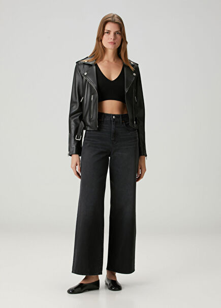 Black Wide Leg Jeans
