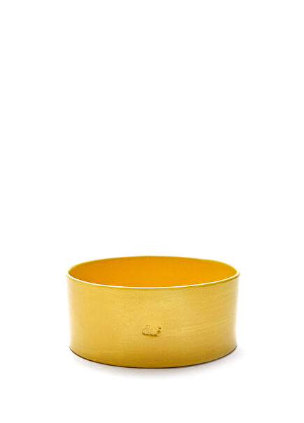 Yellow Medium Size Ceramic Food Bowl