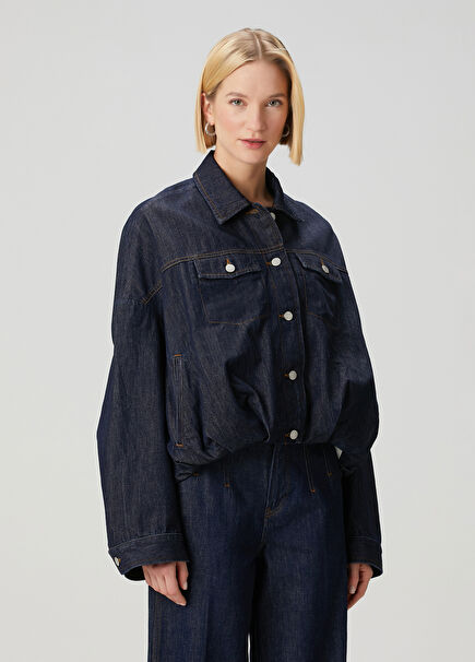 Navy Blue Denim Jacket