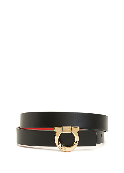 Black Women's Leather Belt