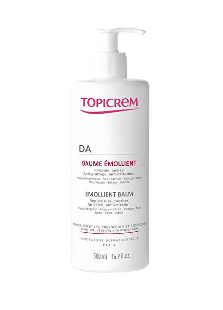 DA Emollient Besleyici Nemlendirici Vücut Kremi 500 ml