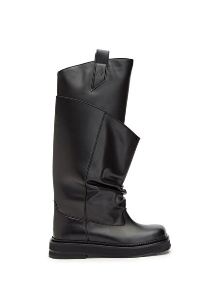 Passeggiata Siyah Kadın Deri Çizme