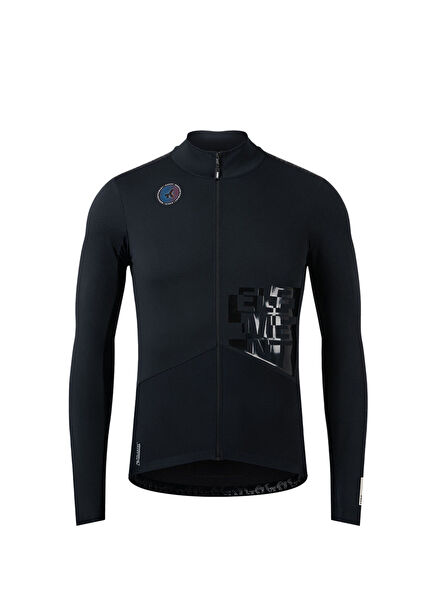 Element Ink Black Long Sleeve Men's Cycling Jacket