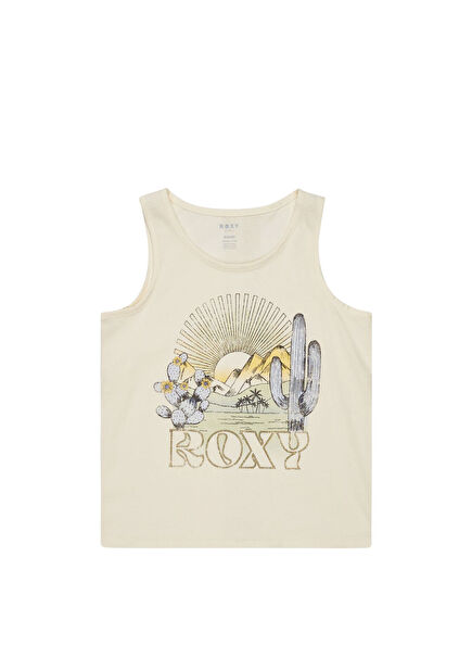 There Is Life Vintage White Girls' Sports Tank Top