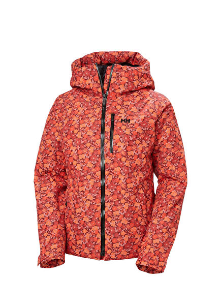 W Valdisere 3.0 Red Hooded Women's Snowboard Jacket