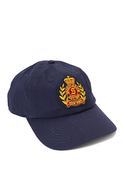 Dark Navy Blue Logo Patched Women's Hat