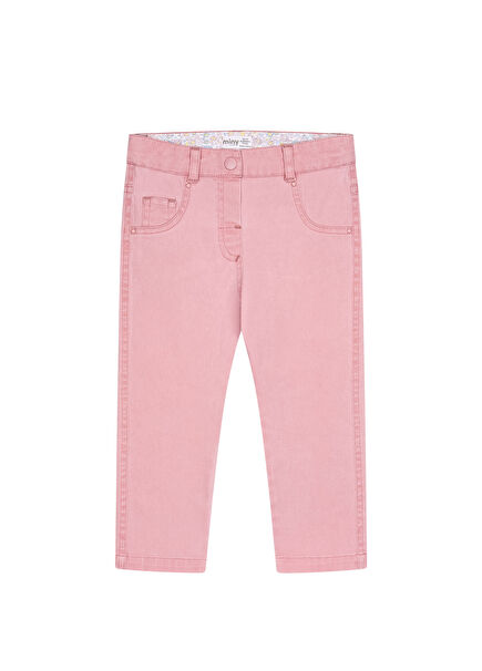 Pink Baby Girl Denim Pants