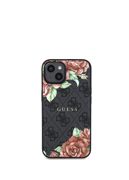 Rose Desenli iPhone 15 Magsafe Uyumlu Telefon Kılıfı