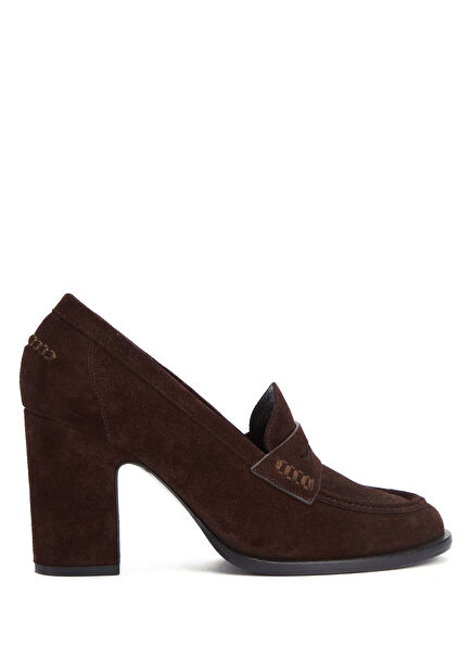Brown Suede Heels