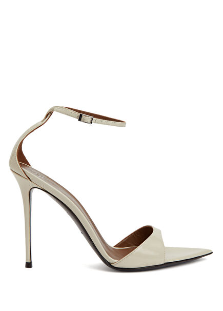 Intriigo Mink Leather Heeled Sandals