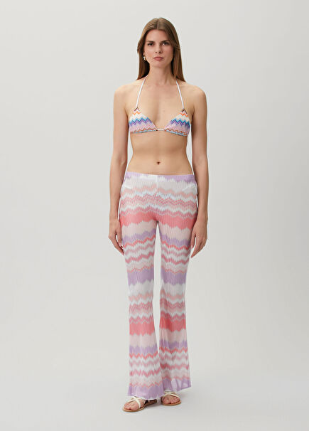 Lunessa Lilac Print Beach Trousers