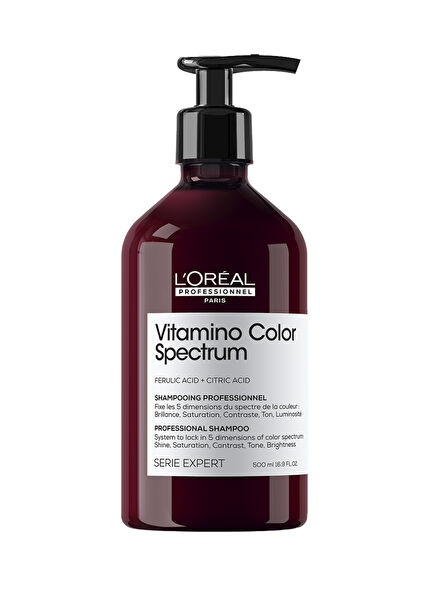 Paris Serie Expert Vitamino Color Spectrum Boyalı Saçlar İçin Solma Karşıtı Şampuan 500 ml