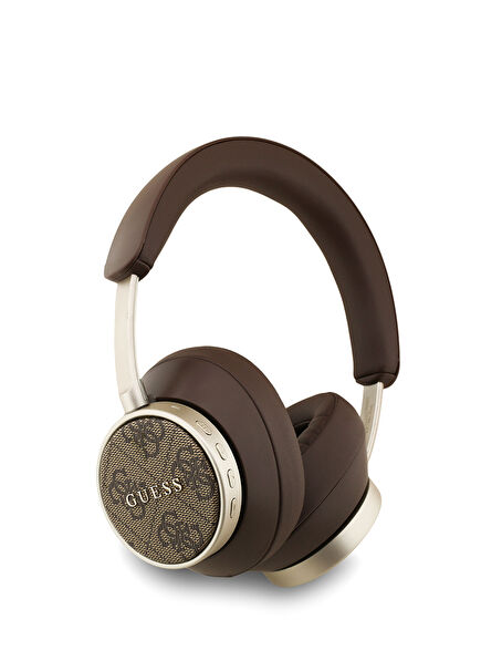4G Pattern Metal Classic Logo Brown Over-Ear Bluetooth Earphone