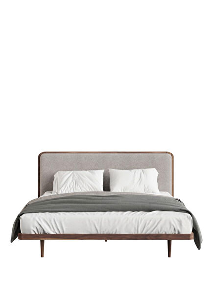 Pera Ceviz Kumaş Başlıklı Yatak Seti