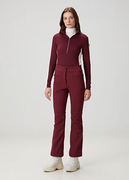 Diana Burgundy Ski Pants