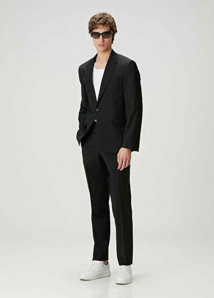 Siyah Yün Takım Elbise