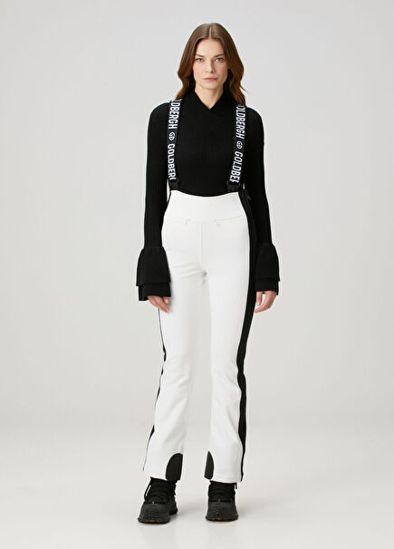 High End White Ski Jumpsuit
