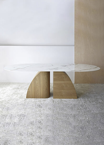Bahia White Ceramic Table