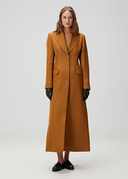 Gaia Bronze Wool Coat