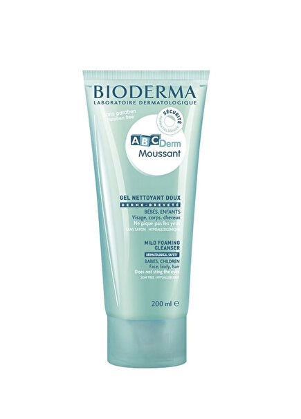 ABCDerm Foaming Cleanser Baby Shampoo 200 ml