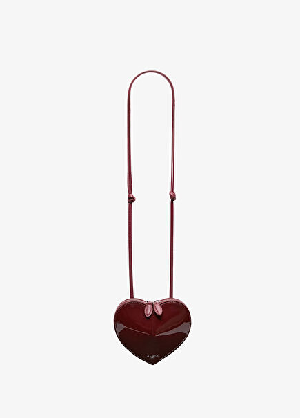Le Coeur Mini Bordo Kadın Deri Çanta