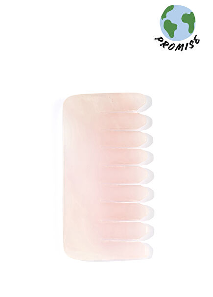 Rose Quartz Crystal Hair Comb