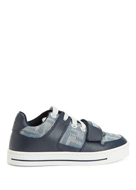 Mavi Unisex Çocuk Deri Sneaker