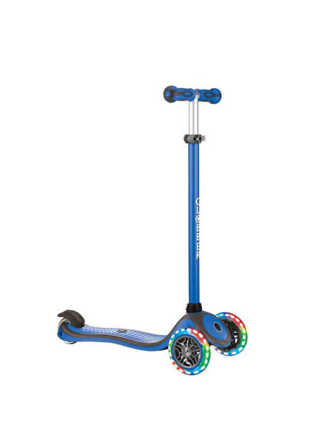 Primo Plus Lacivert Işıklı 3 Yaş ve Üzeri Çocuk Scooter