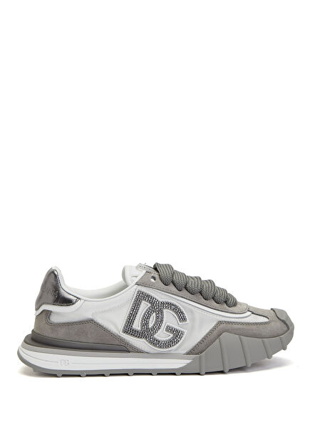 Athletic Grey White Women's Sneakers