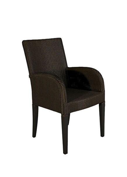 Henry Wooden Leg Rattan Chair 52x53x95 cm