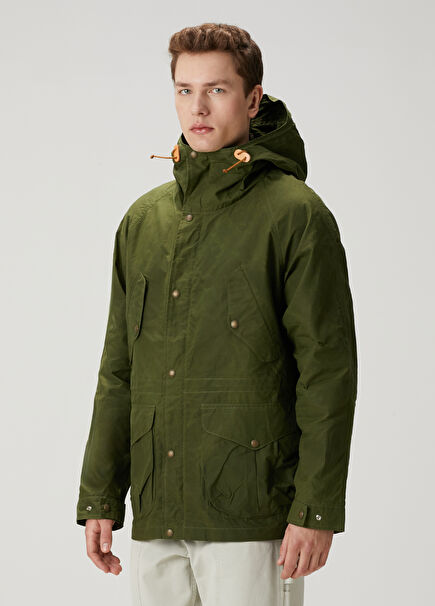Green Hooded Coat