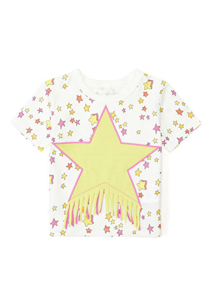 Çok Renkli Kız Çocuk T-shirt