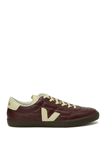 Panenka Kahverengi Erkek Deri Sneaker