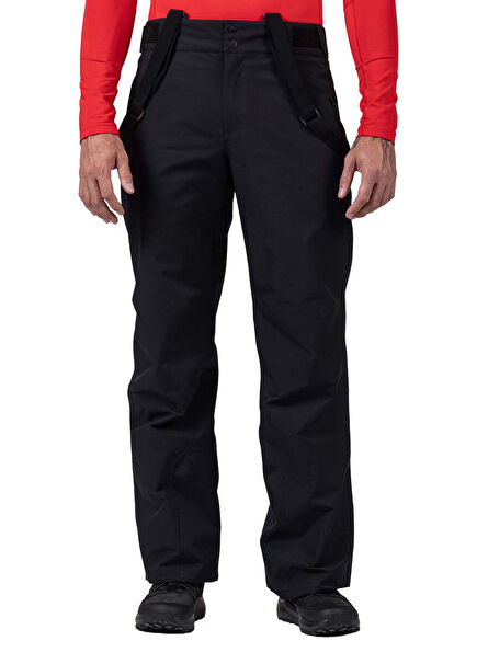 Insulated Ski Siyah Erkek Kayak Pantolonu