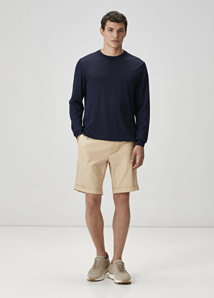 Beige Shorts