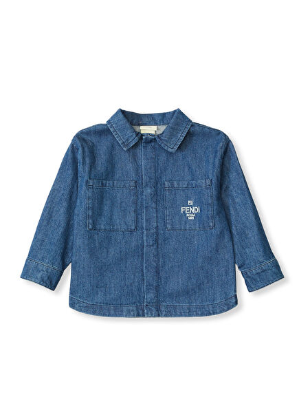 Koyu Mavi Erkek Bebek Denim Ceket