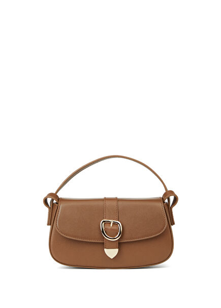 Tan Women'S Leather Shoulder Bag