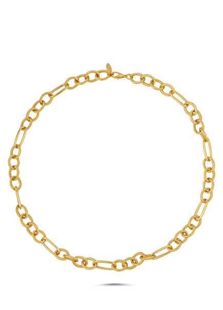 Olympia Link Women's Gold Plated Chain Necklace