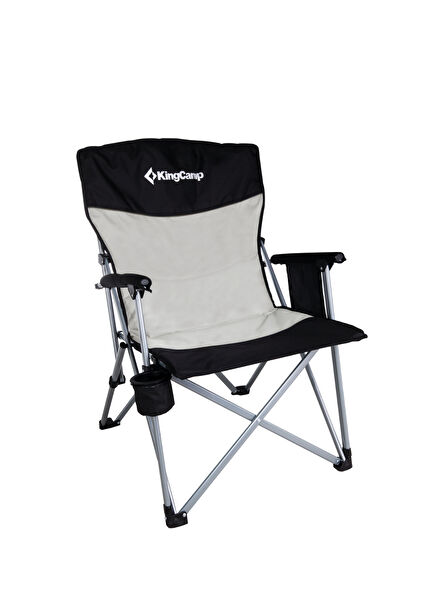 Polar Comfort Gri Takviyeli Katlanır Kamp Sandalyesi